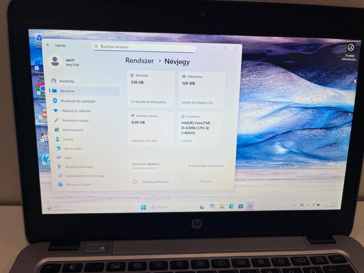 HP Elitebook 820 G3